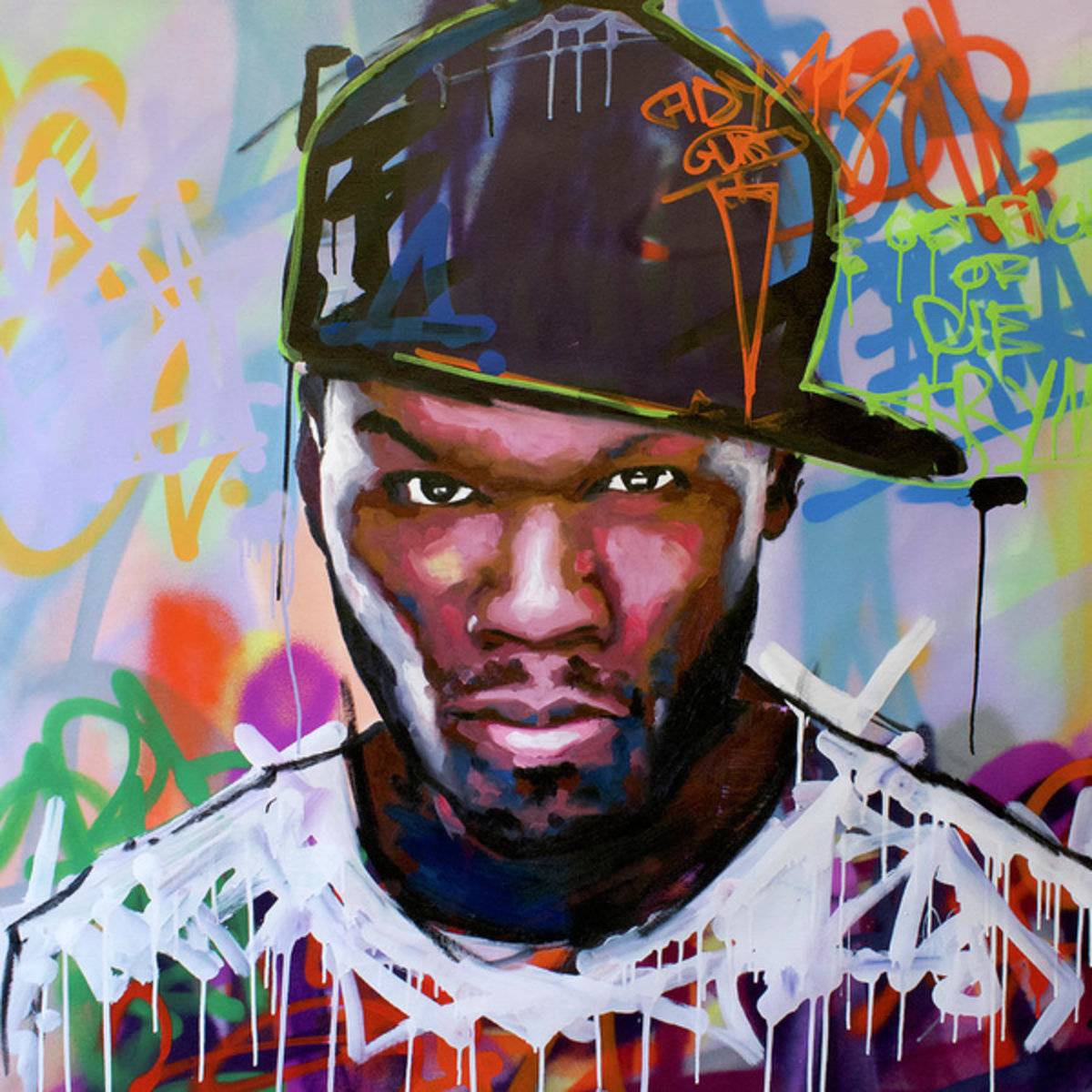 50 Cent - Rapper - Poster | Canvas Wall Art Print