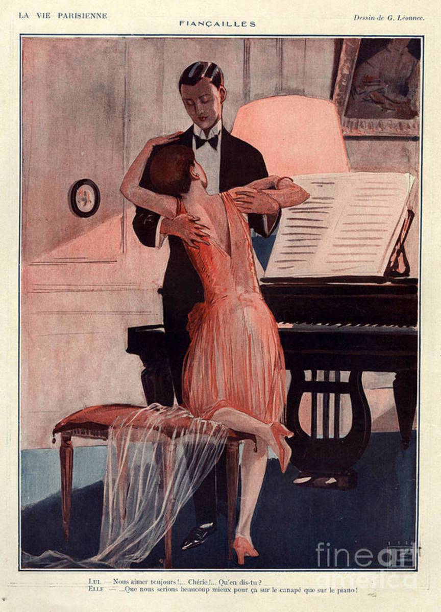 1920S France La Vie Parisienne Magazine - Poster | Canvas Wall Art Print