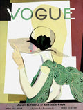 A Vintage Vogue Magazine Cover Of A Woman - Poster | Canvas Wall Art Print