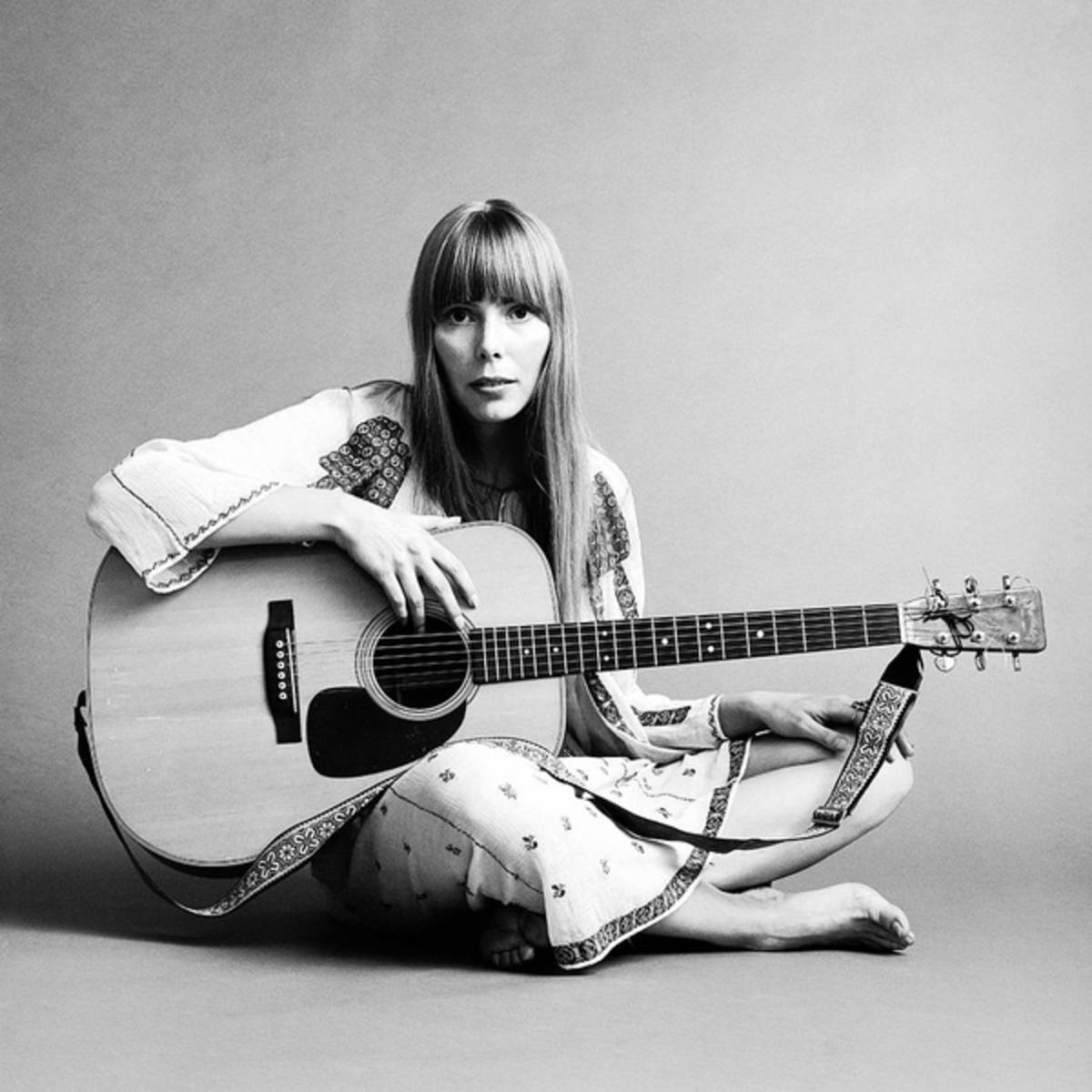 Portrait Of Joni Mitchell - Poster | Canvas Wall Art Print