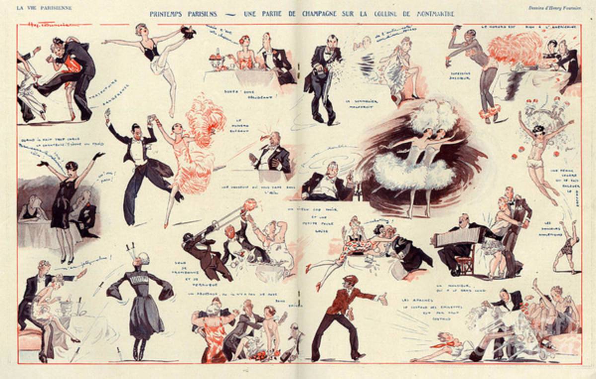 1920S France La Vie Parisienne Magazine - Poster | Canvas Wall Art Print