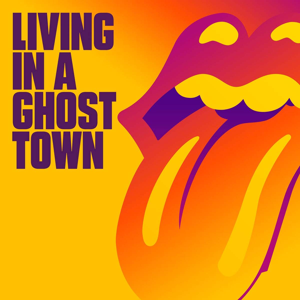 Living In A Ghost Town - The Rolling Stones - Poster | Canvas Wall Art Print