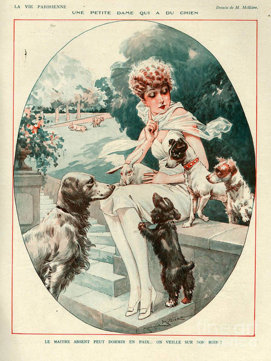 1920S France La Vie Parisienne Magazine - Poster | Canvas Wall Art Print