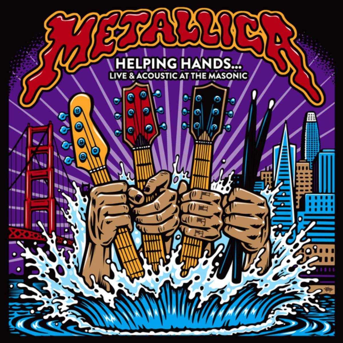Helping Hands...Live &amp;Amp; Acoustic At The Masonic - Metallica - Poster | Canvas Wall Art Print