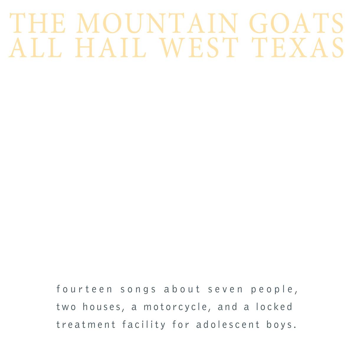 All Hail West Texas (Remastered) - The Mountain Goats - Poster | Canvas Wall Art Print