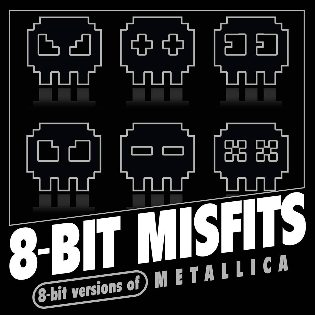 8-Bit Versions Of Metallica - 8-Bit Misfits - Poster | Canvas Wall Art Print