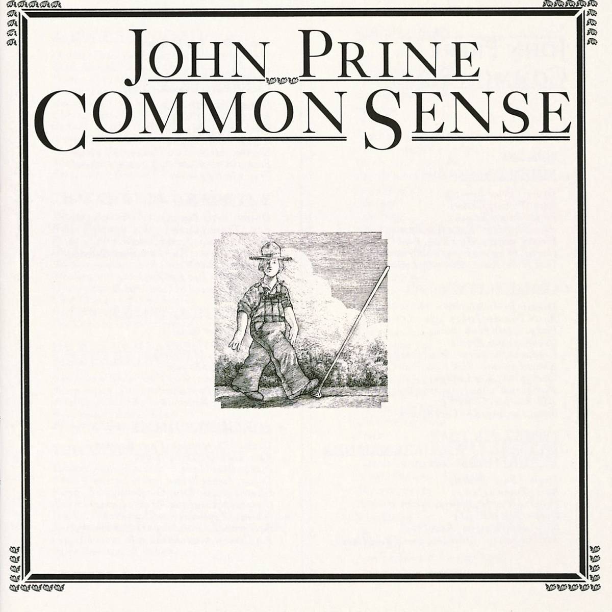 Common Sense - John Prine - Poster | Canvas Wall Art Print