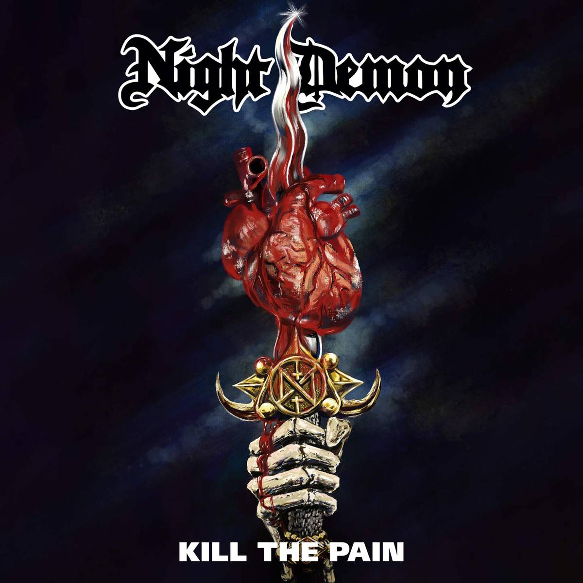 Kill The Pain - Night Demon - Poster | Canvas Wall Art Print