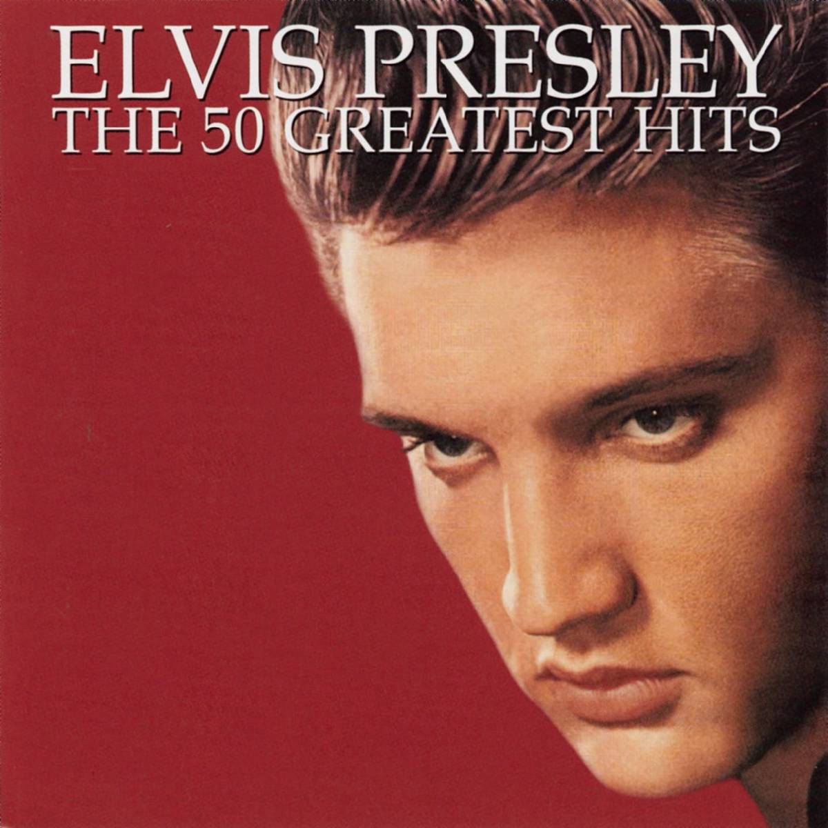 The 50 Greatest Hits - Elvis Presley - Poster | Canvas Wall Art Print