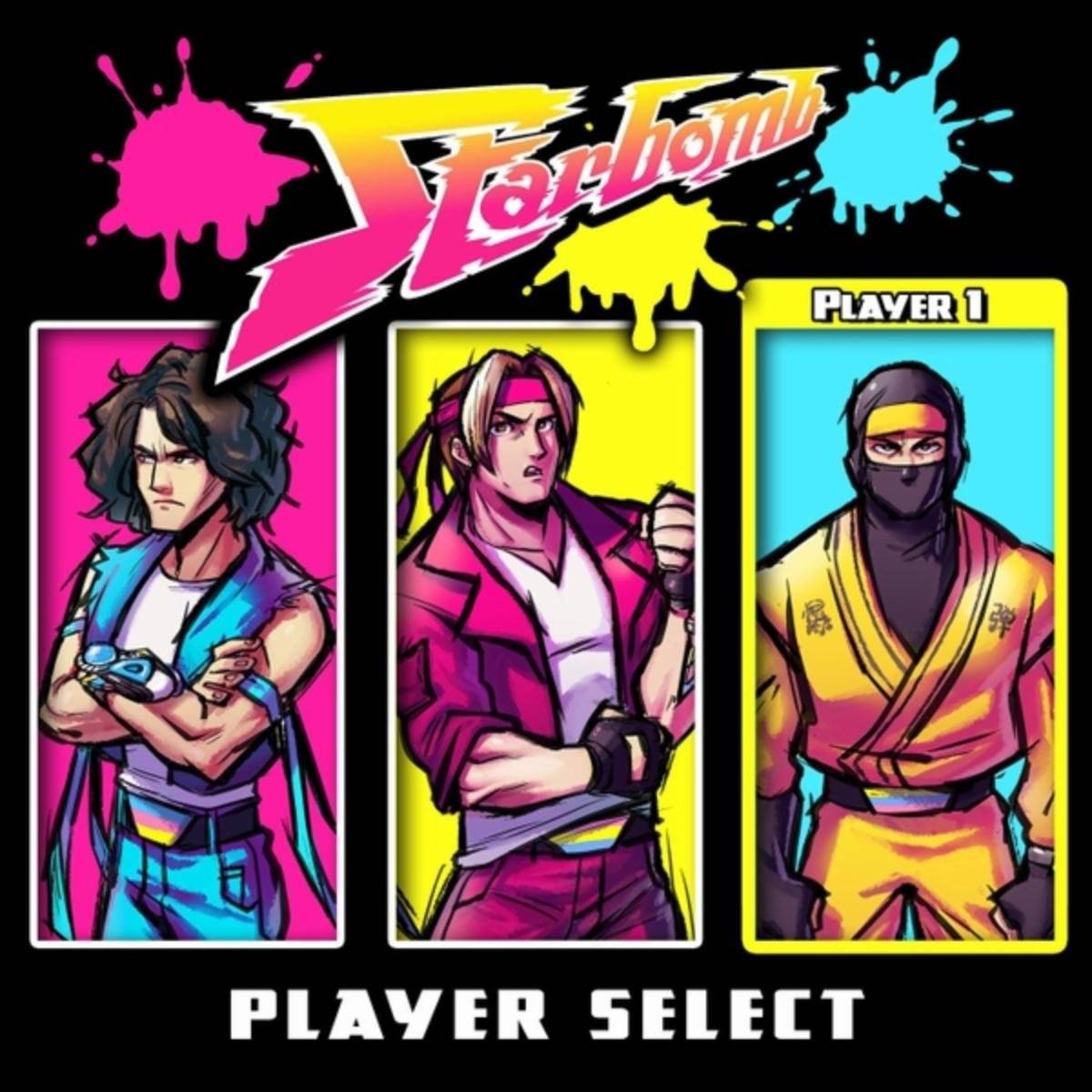 Player Select - Starbomb - Poster | Canvas Wall Art Print