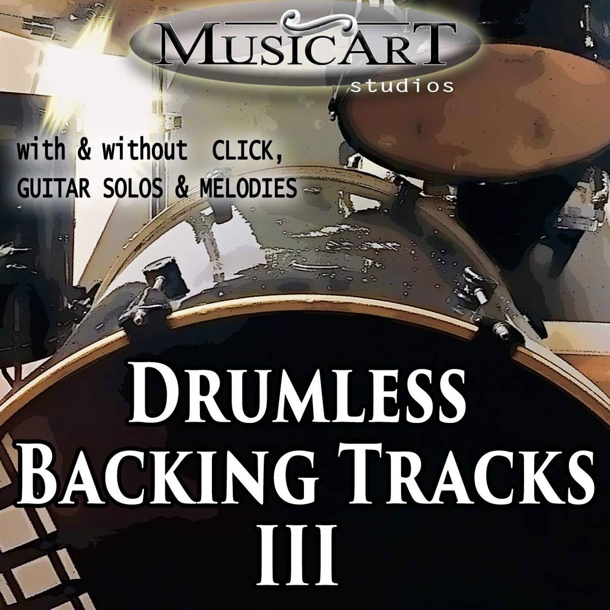 Drumless Backing Tracks Vol 3 - Musicart Studio - Poster | Canvas Wall Art Print