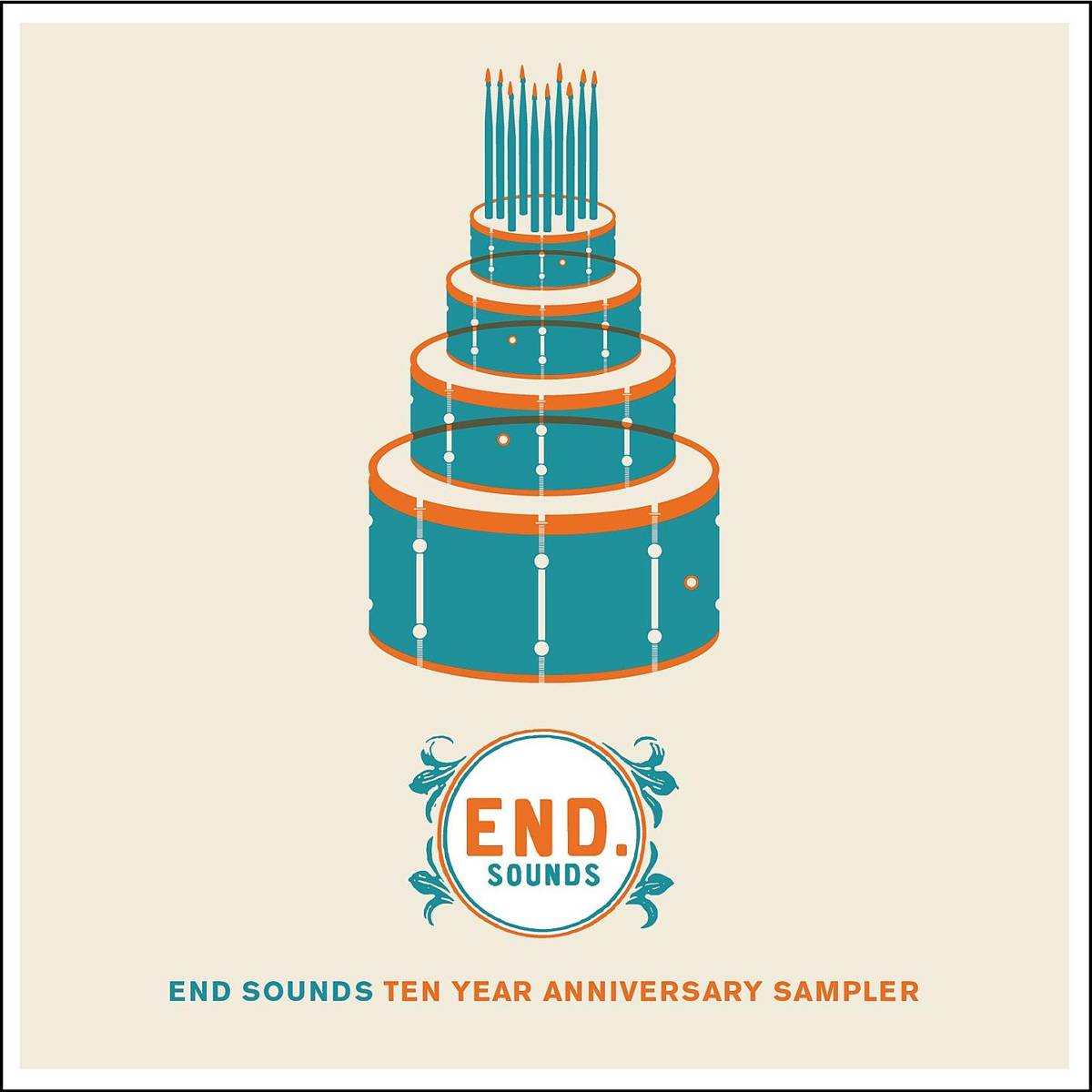 End Sounds Ten Year Anniversary Sampler - Various Artists - Poster | Canvas Wall Art Print