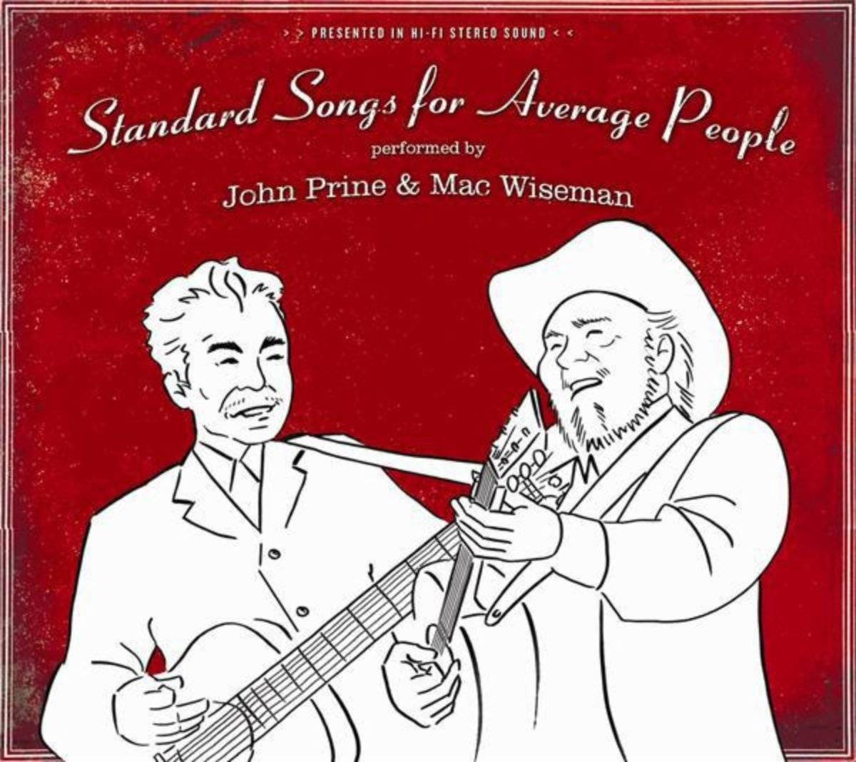 Standard Songs For Average People - John Prine / Mac Wiseman - Poster | Canvas Wall Art Print