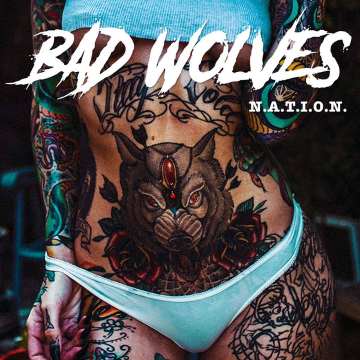 N.A.T.I.O.N. - Bad Wolves - Poster | Canvas Wall Art Print