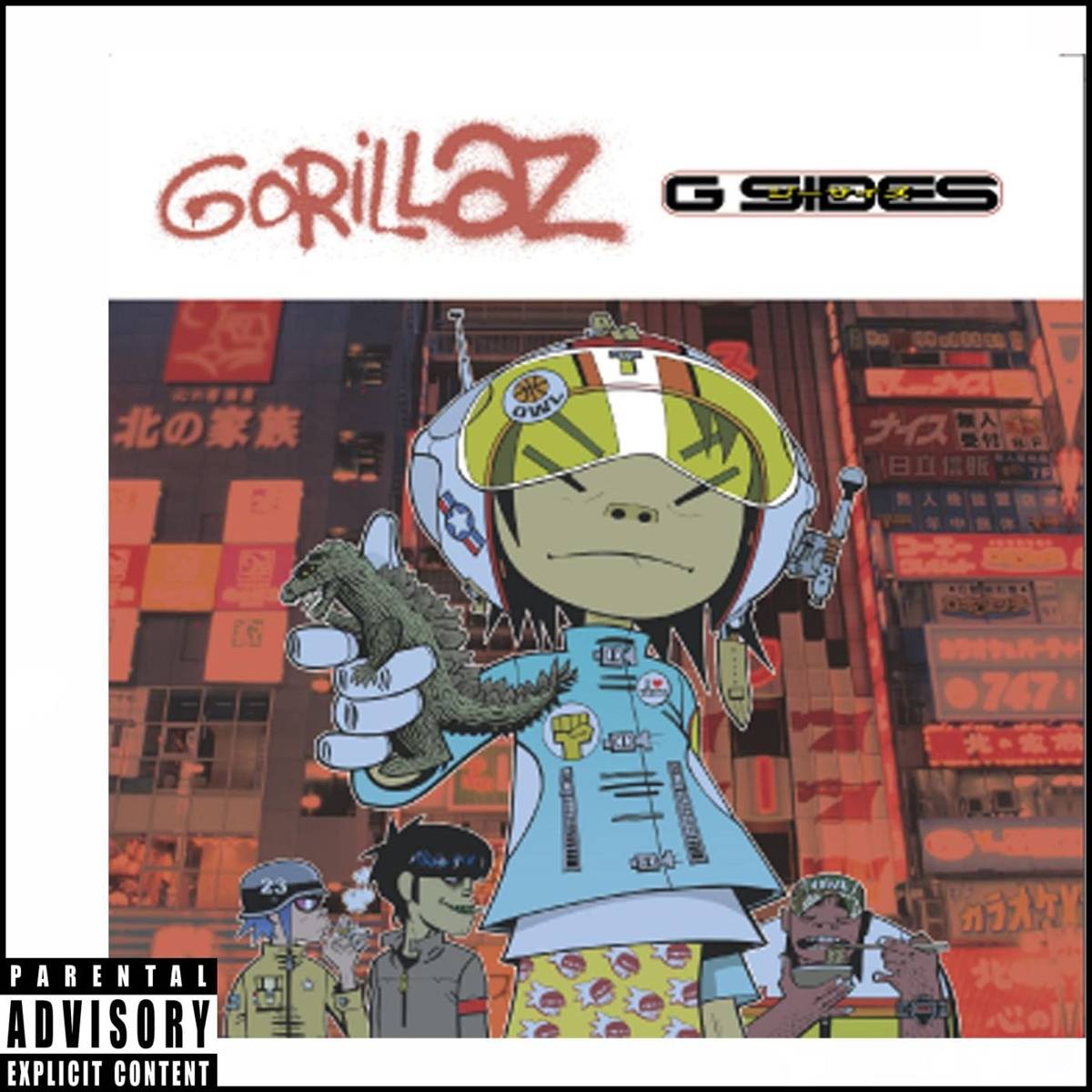 G Sides - Gorillaz - Poster | Canvas Wall Art Print