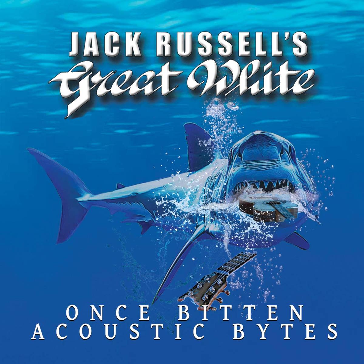 Once Bitten Acoustic Bytes - Jack Russell'S Great White - Poster | Canvas Wall Art Print
