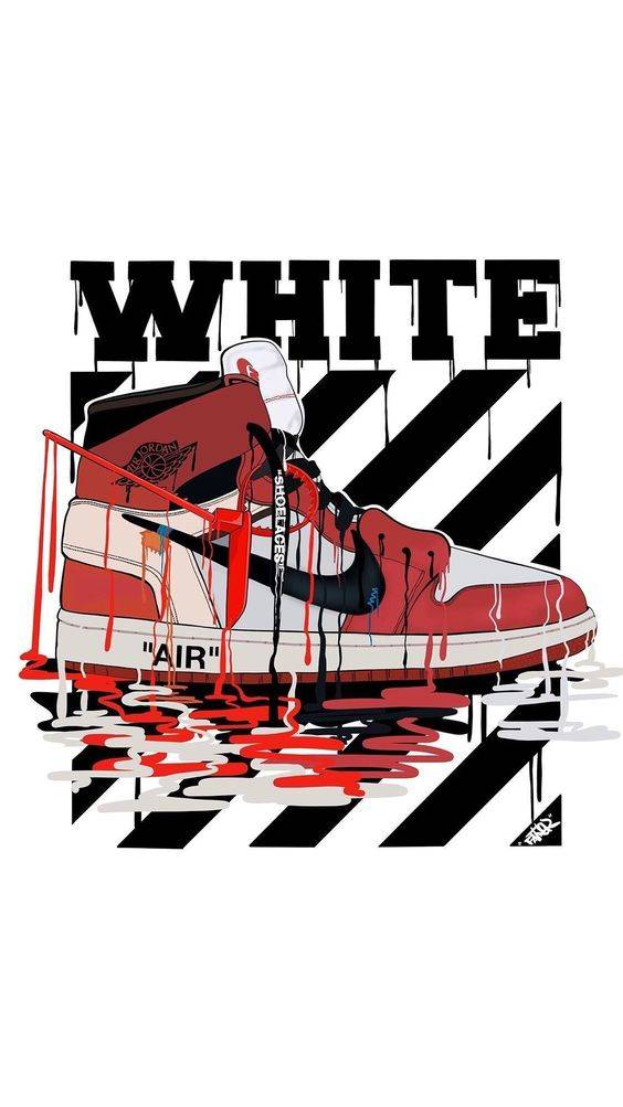 Nike Aj1 X Off-White - Poster | Canvas Wall Art Print