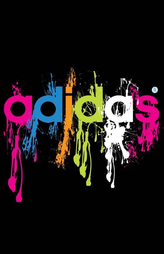Adidas Logo Colors - Poster | Canvas Wall Art Print