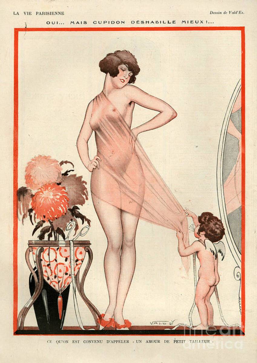 1920S France La Vie Parisienne Magazine - Poster | Canvas Wall Art Print