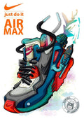 Nike Airmax Sneaker Hypebeast - Poster | Canvas Wall Art Print