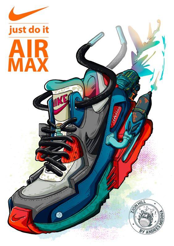 Nike Airmax Sneaker Hypebeast - Poster | Canvas Wall Art Print
