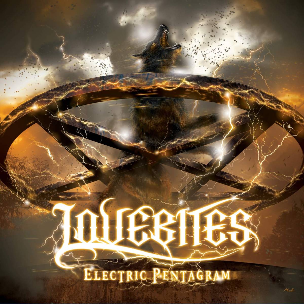 Electric Pentagram - Lovebites - Poster | Canvas Wall Art Print