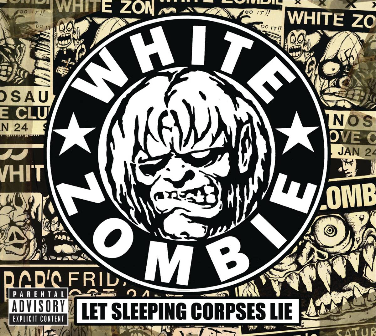 Let Sleeping Corpses Lie - White Zombie - Poster | Canvas Wall Art Print