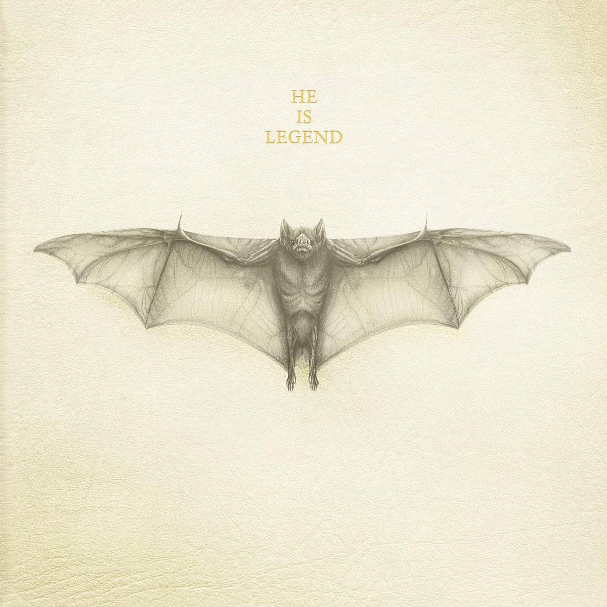 White Bat - He Is Legend - Poster | Canvas Wall Art Print