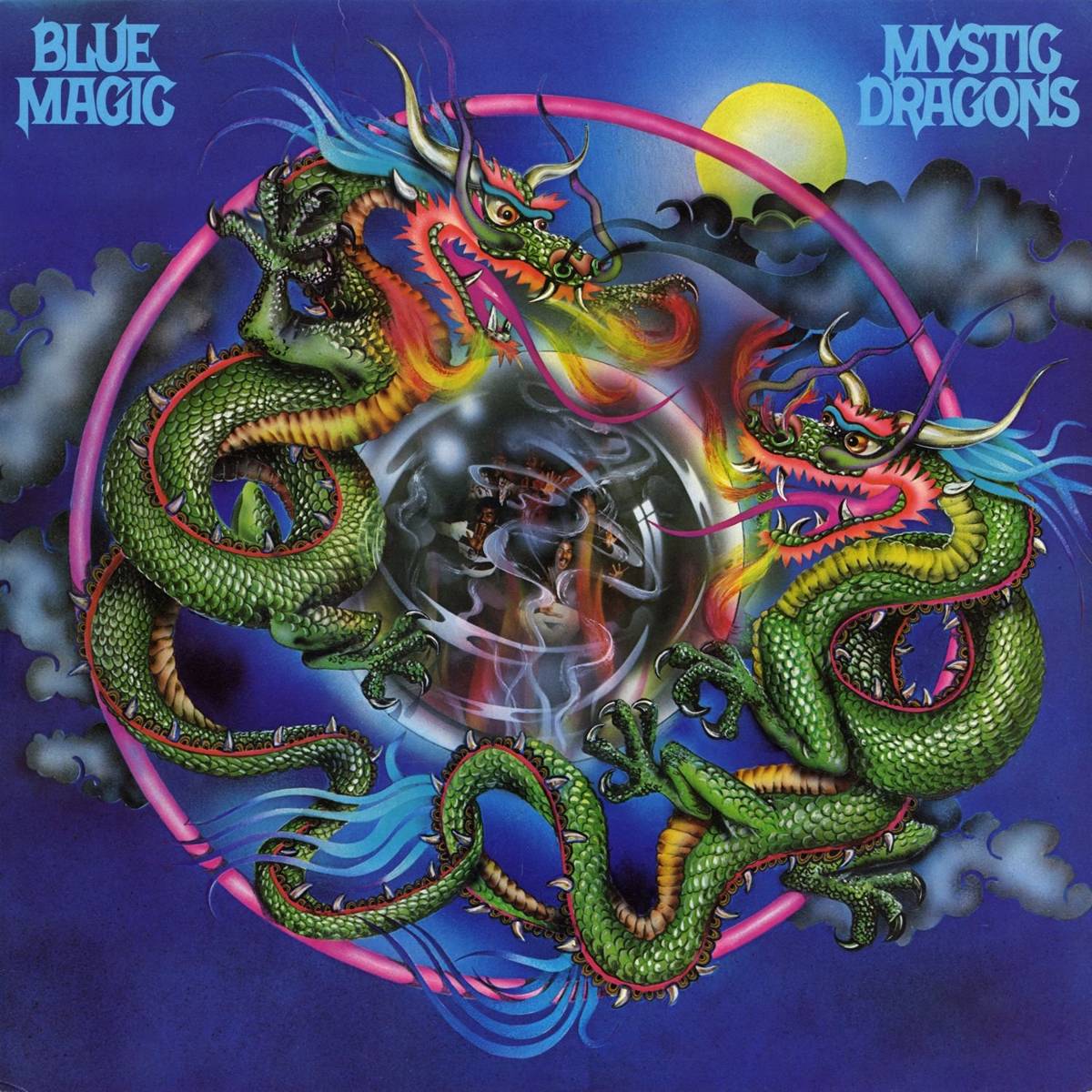 Mystic Dragons - Blue Magic - Poster | Canvas Wall Art Print