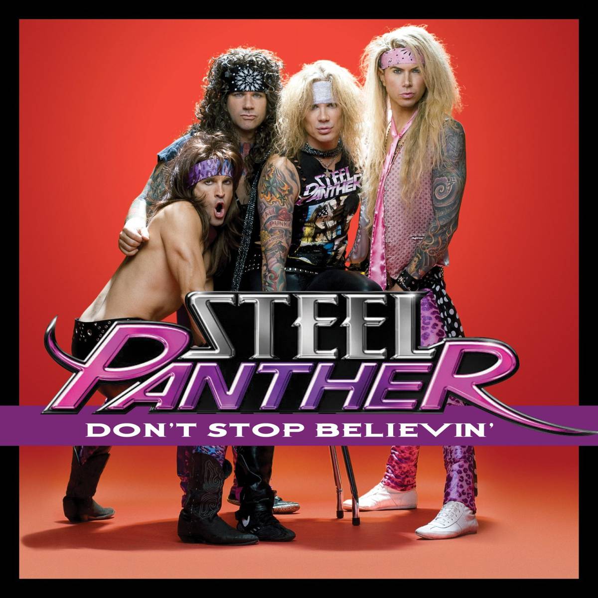 Don'T Stop Believin' - Steel Panther - Poster | Canvas Wall Art Print