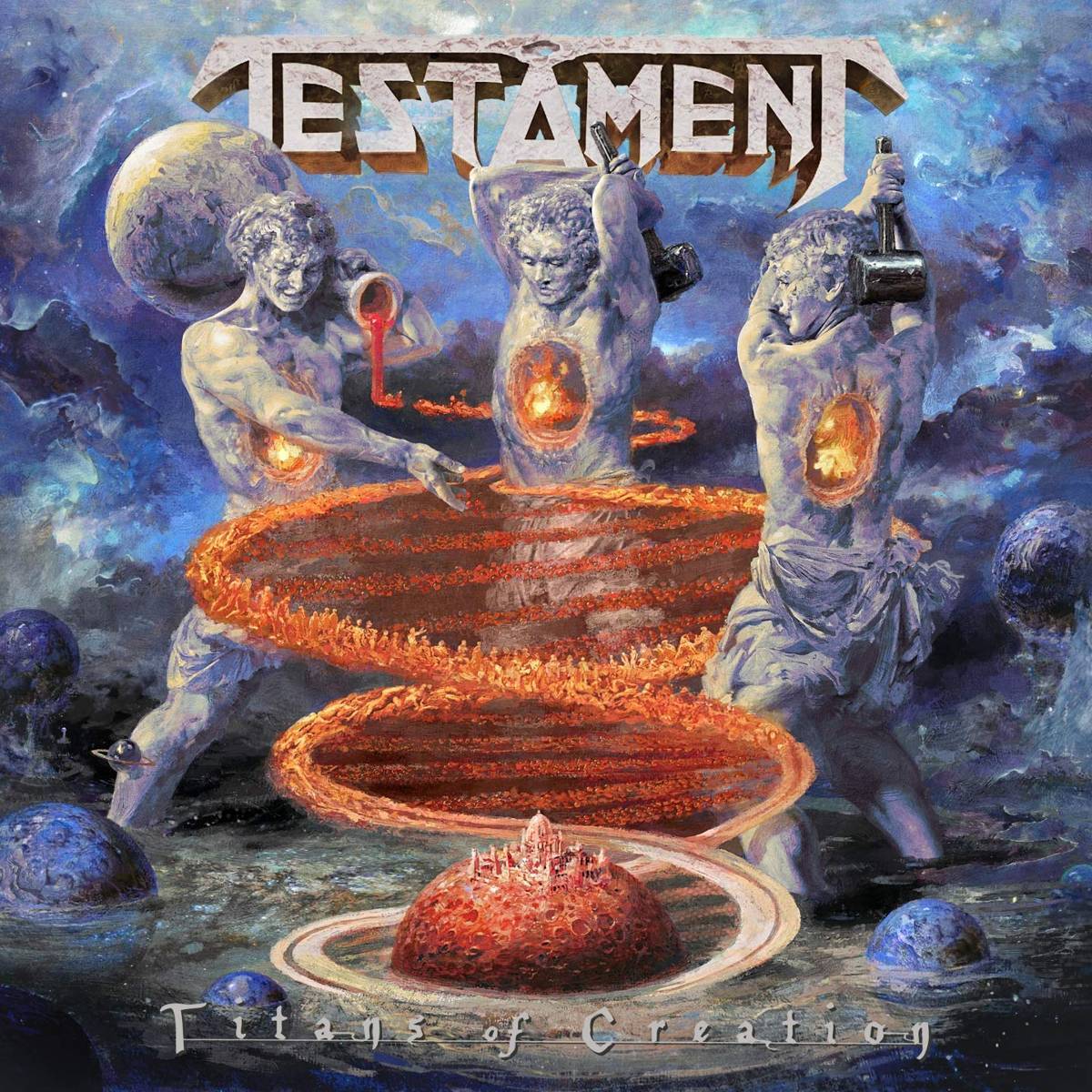 Titans Of Creation - Testament - Poster | Canvas Wall Art Print