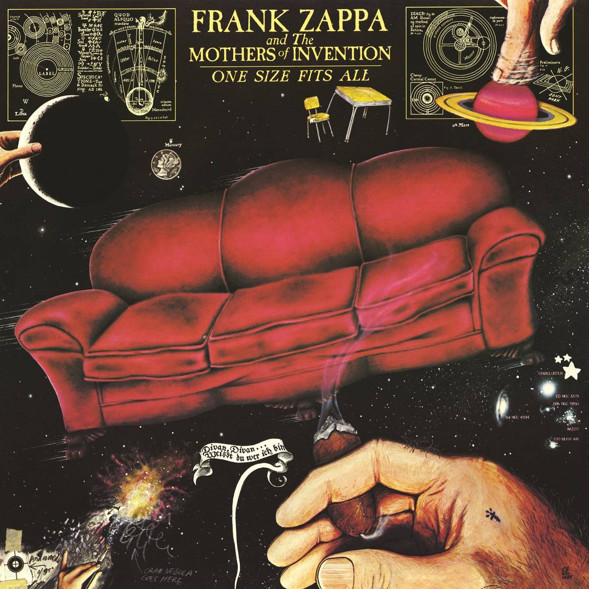 One Size Fits All - Frank Zappa &amp;Amp; The Mothers Of Invention - Poster | Canvas Wall Art Print