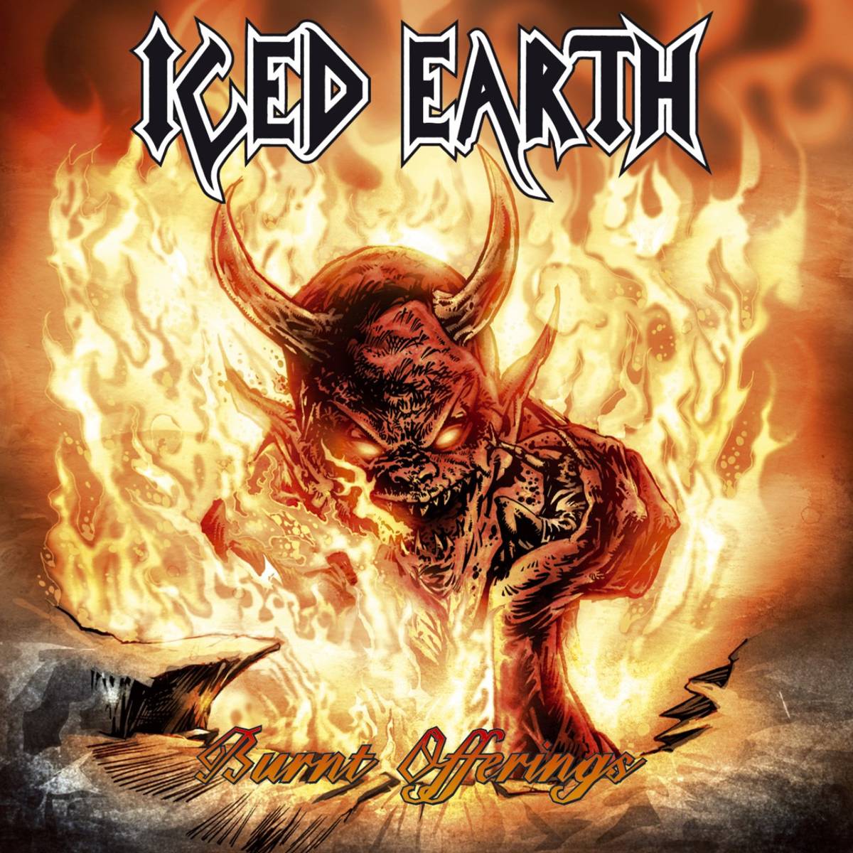 Burnt Offerings - Iced Earth - Poster | Canvas Wall Art Print