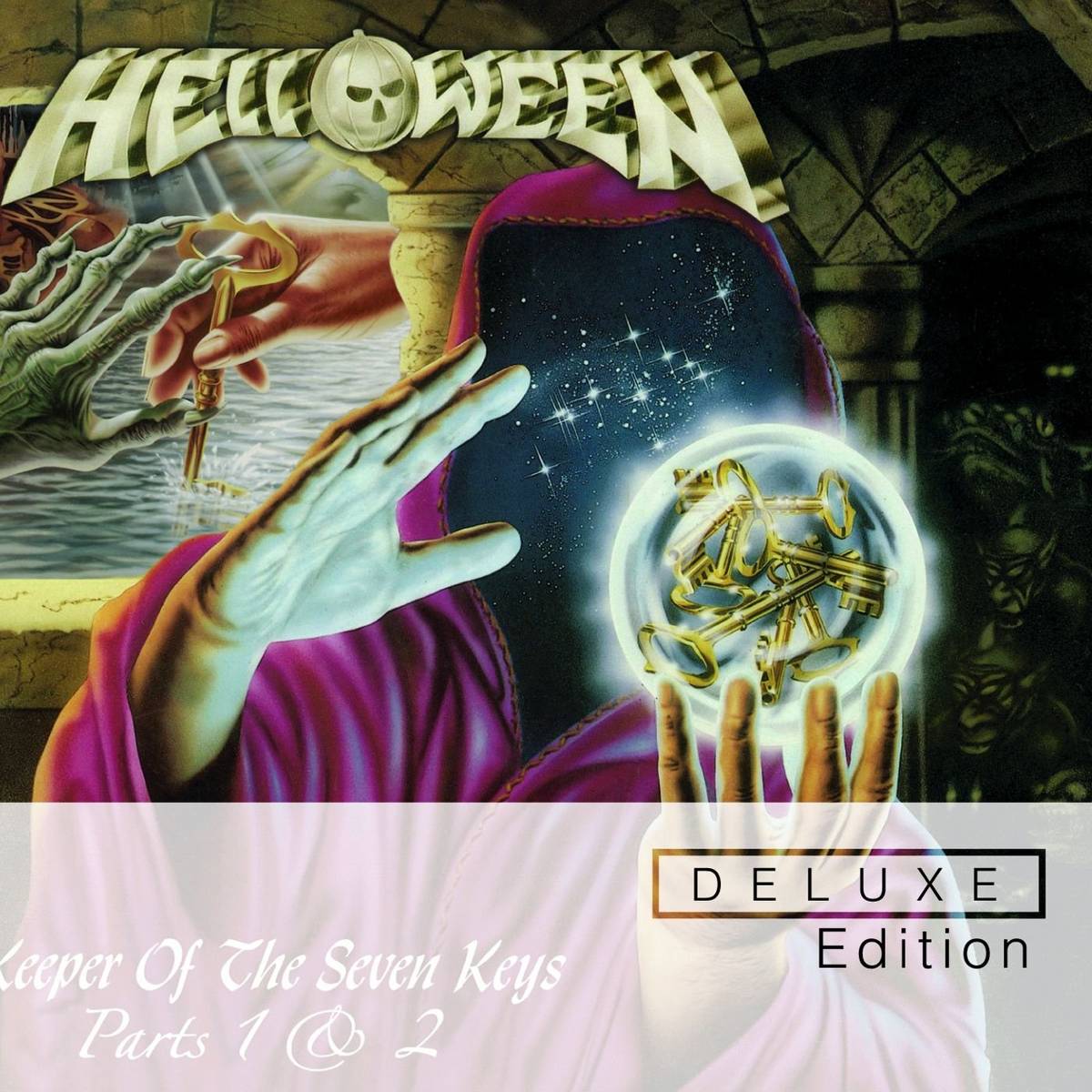 Keeper Of The Seven Keys, Pts. I &amp;Amp; Ii (Deluxe Edition) - Helloween - Poster | Canvas Wall Art Print