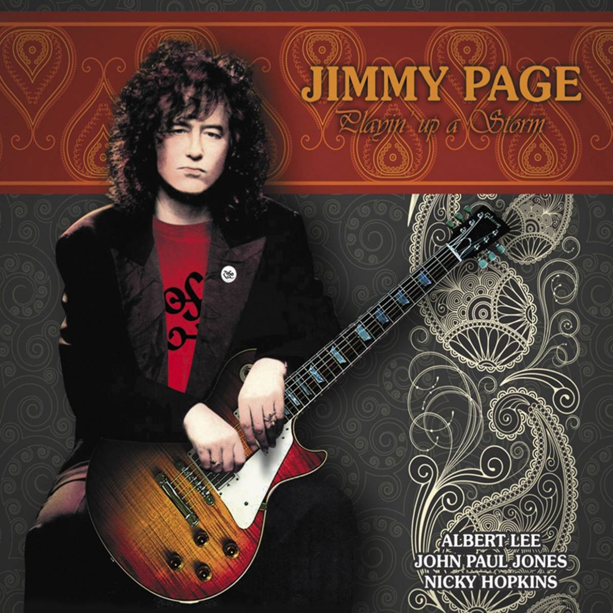 Playin' Up A Storm - Jimmy Page - Poster | Canvas Wall Art Print