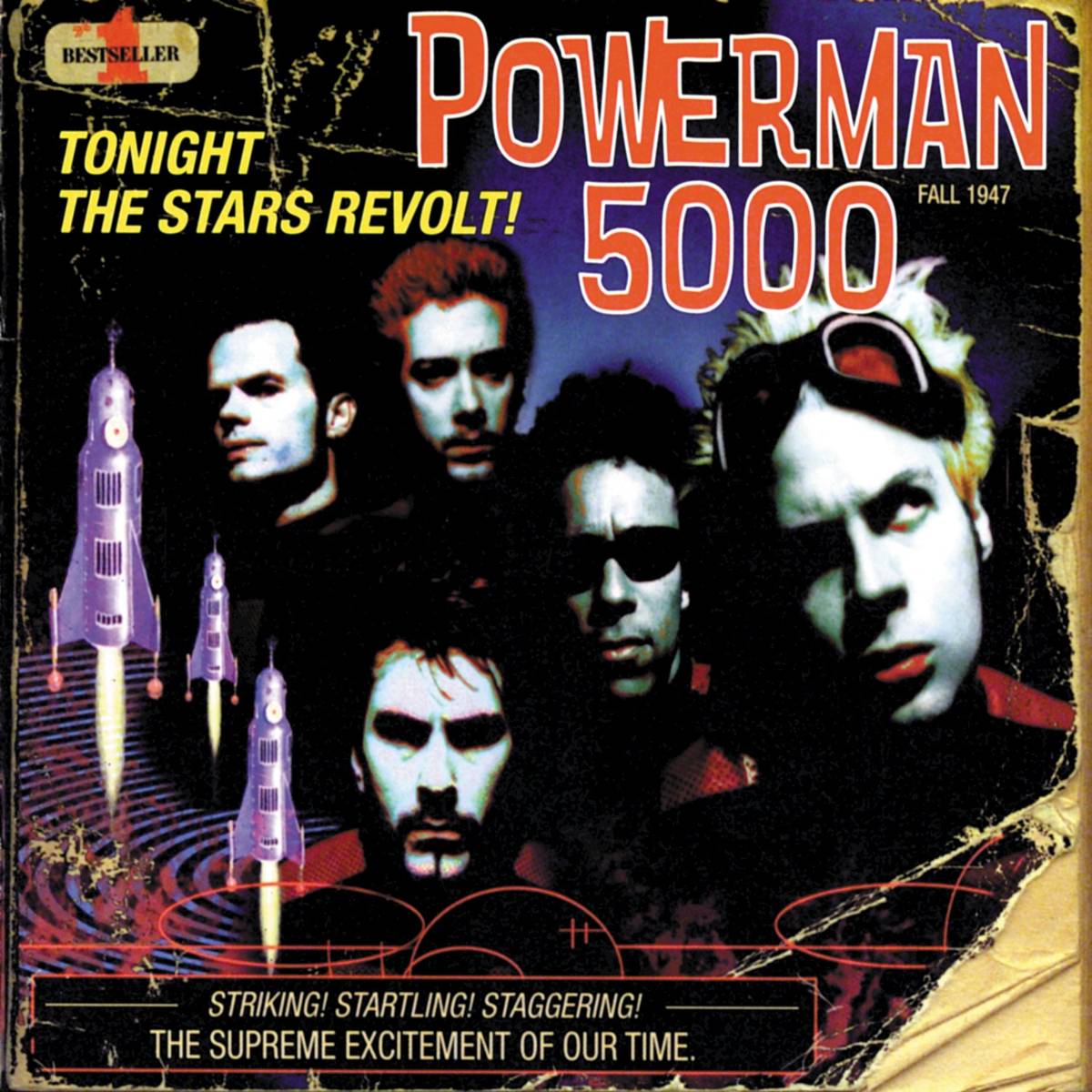 Tonight The Stars Revolt - Powerman 5000 - Poster | Canvas Wall Art Print