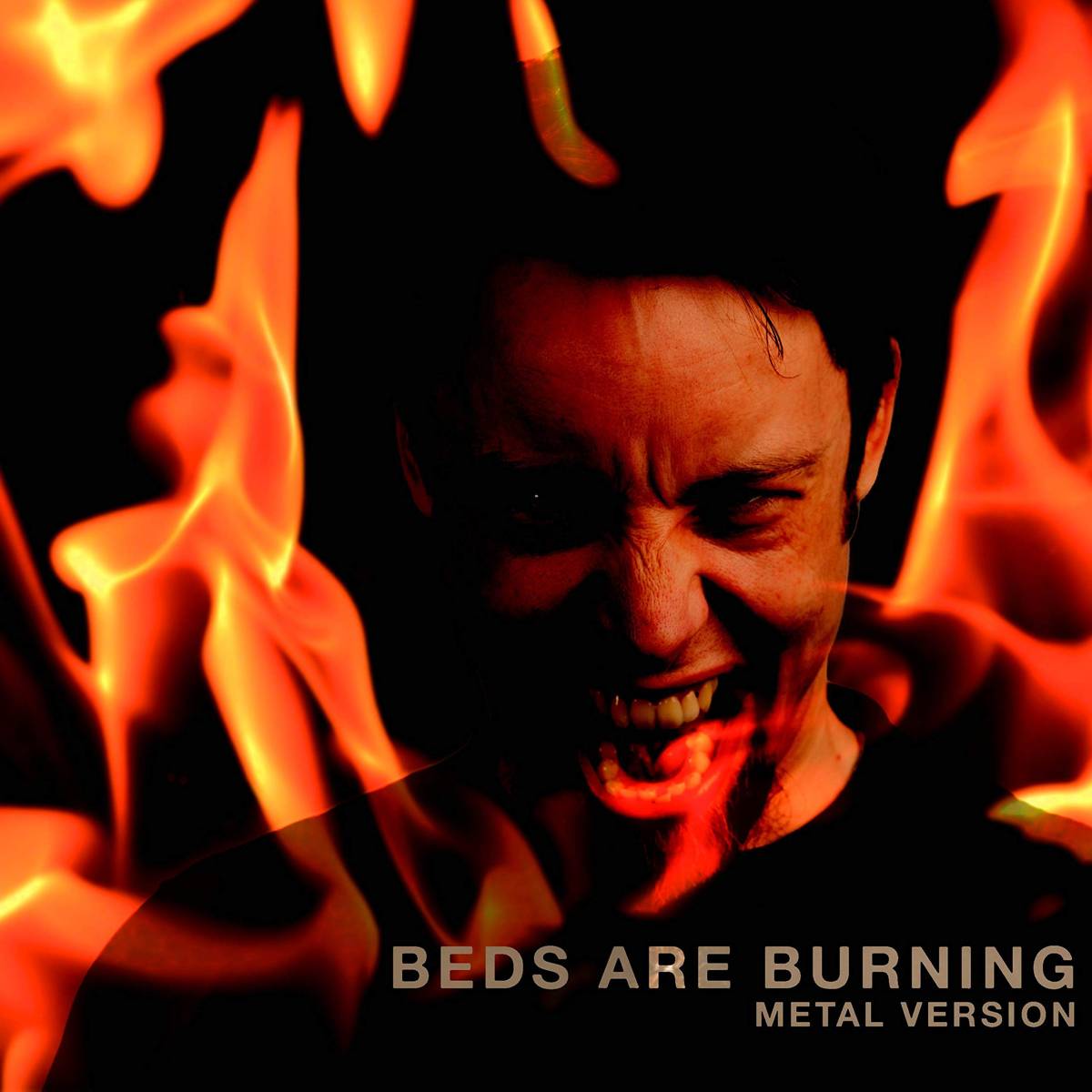 Beds Are Burning (Metal Version) - Leo - Poster | Canvas Wall Art Print