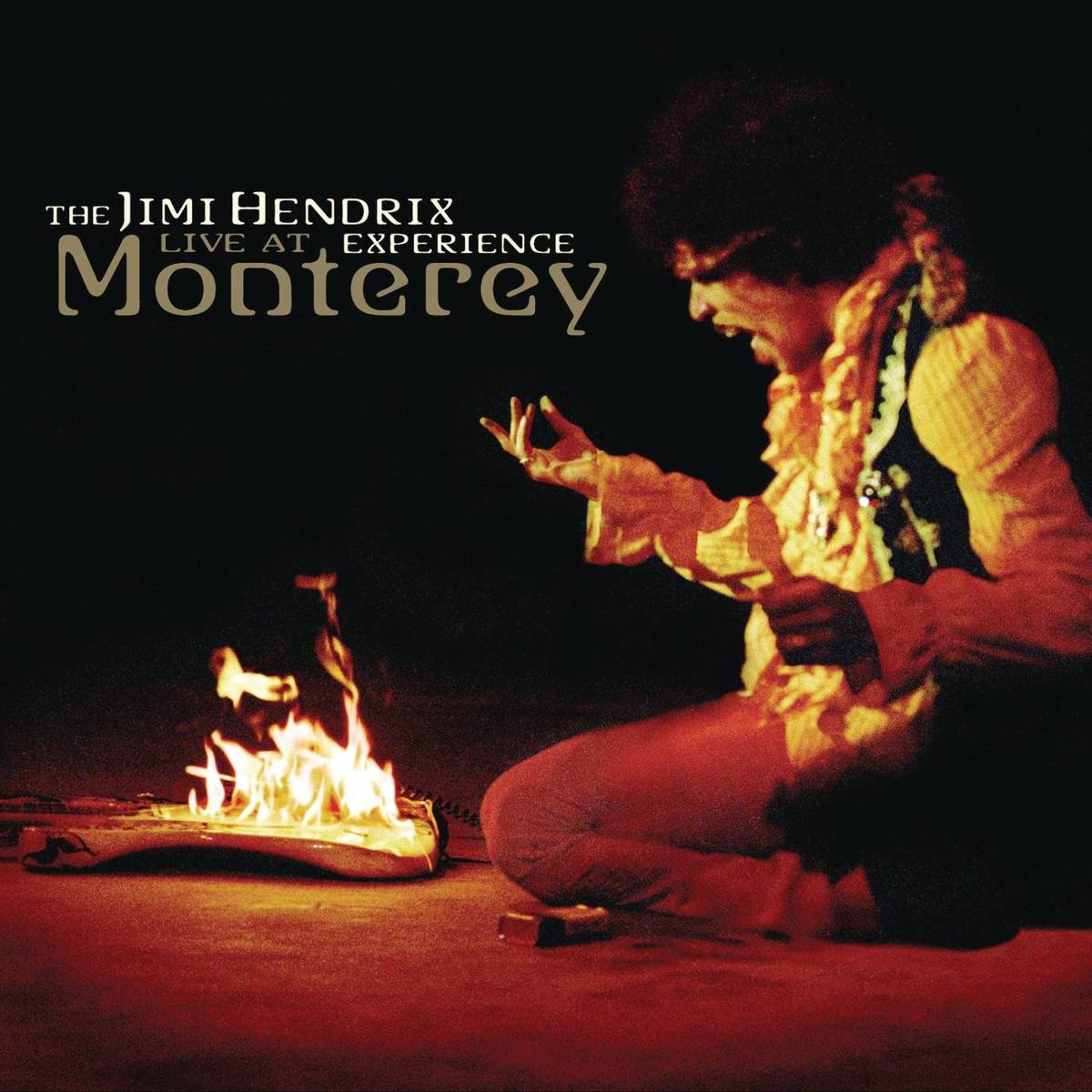 Live At Monterey - The Jimi Hendrix Experience - Poster | Canvas Wall Art Print