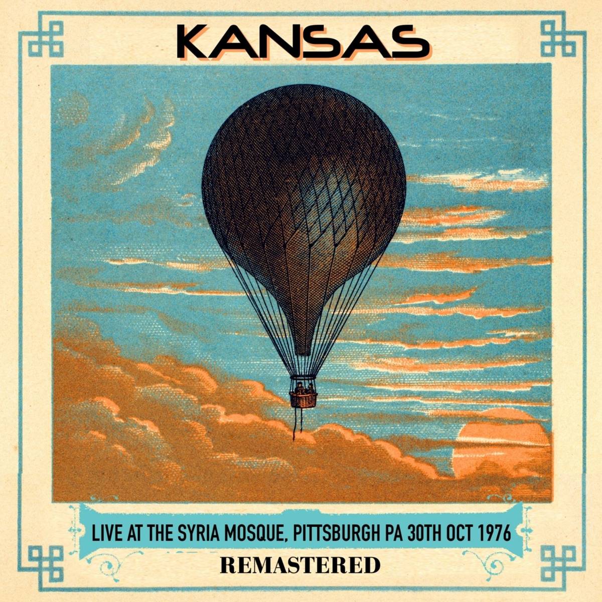 Live At The Syria Mosque, Pittsburgh Pa 30Th Oct 1976 - Remastered - Kansas - Poster | Canvas Wall Art Print