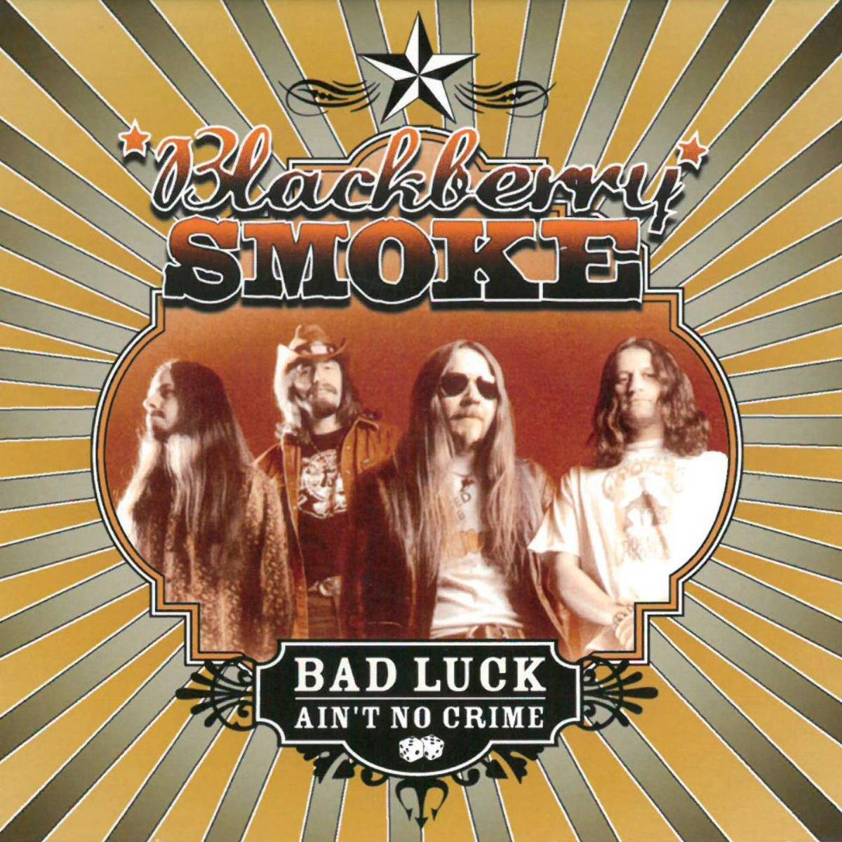 Bad Luck Ain'T No Crime - Blackberry Smoke - Poster | Canvas Wall Art Print