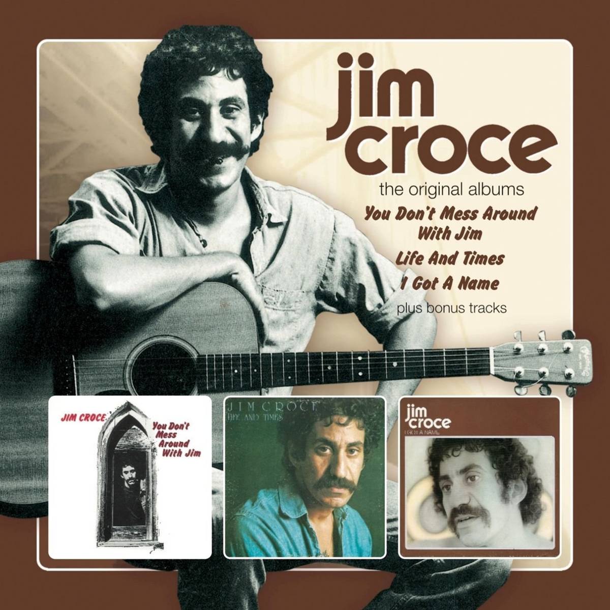 The Original Albums...Plus - Jim Croce - Poster | Canvas Wall Art Print