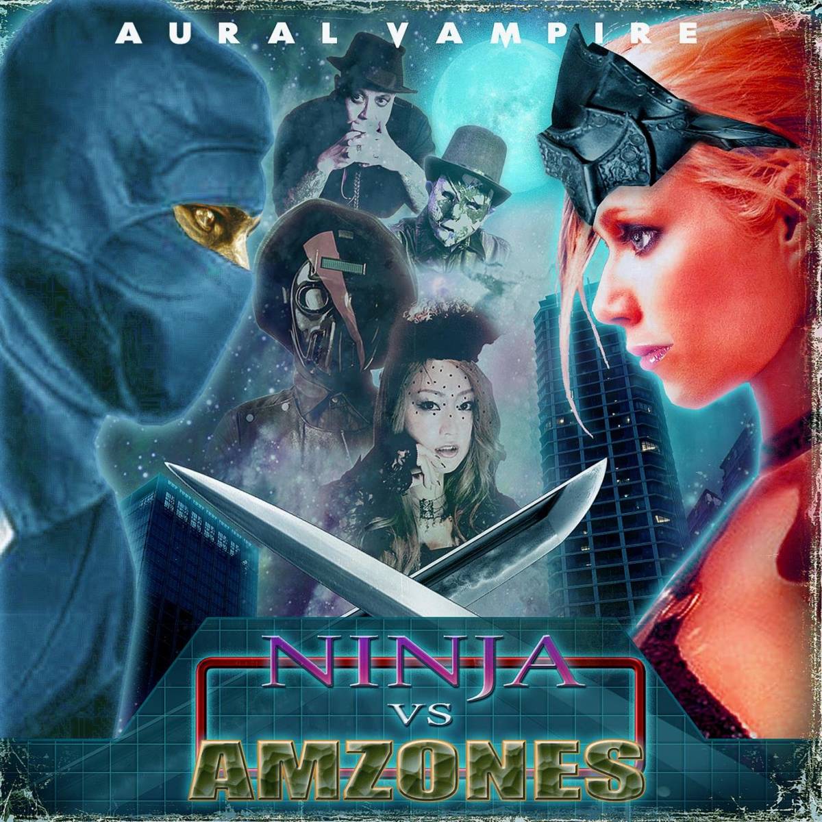 Ninja Vs Amazones - Aural Vampire - Poster | Canvas Wall Art Print