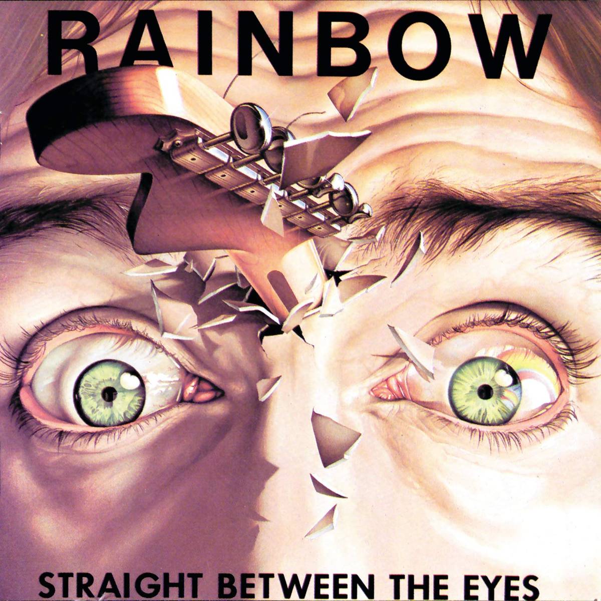 Straight Between The Eyes - Rainbow - Poster | Canvas Wall Art Print
