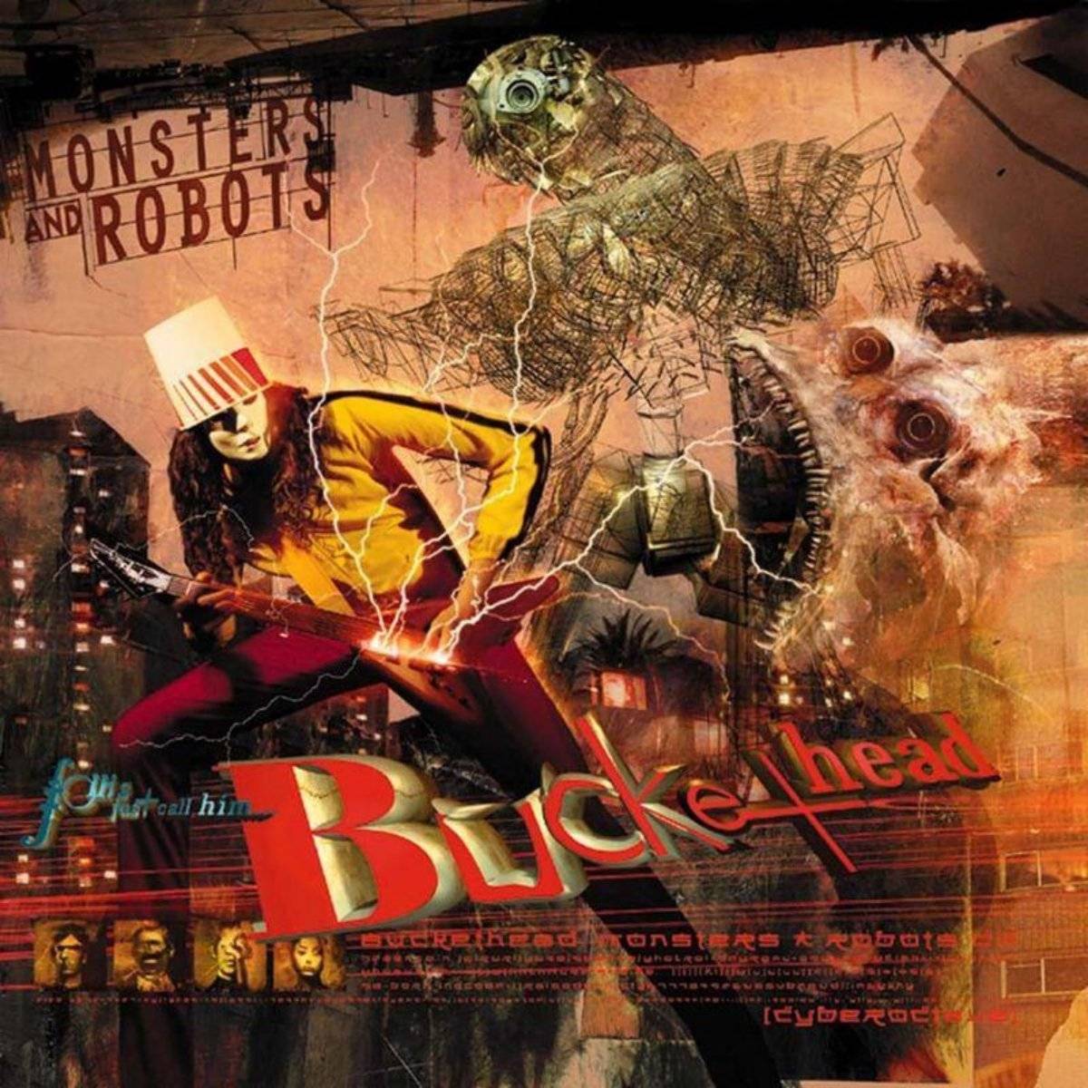 Monsters &amp;Amp; Robots - Buckethead - Poster | Canvas Wall Art Print