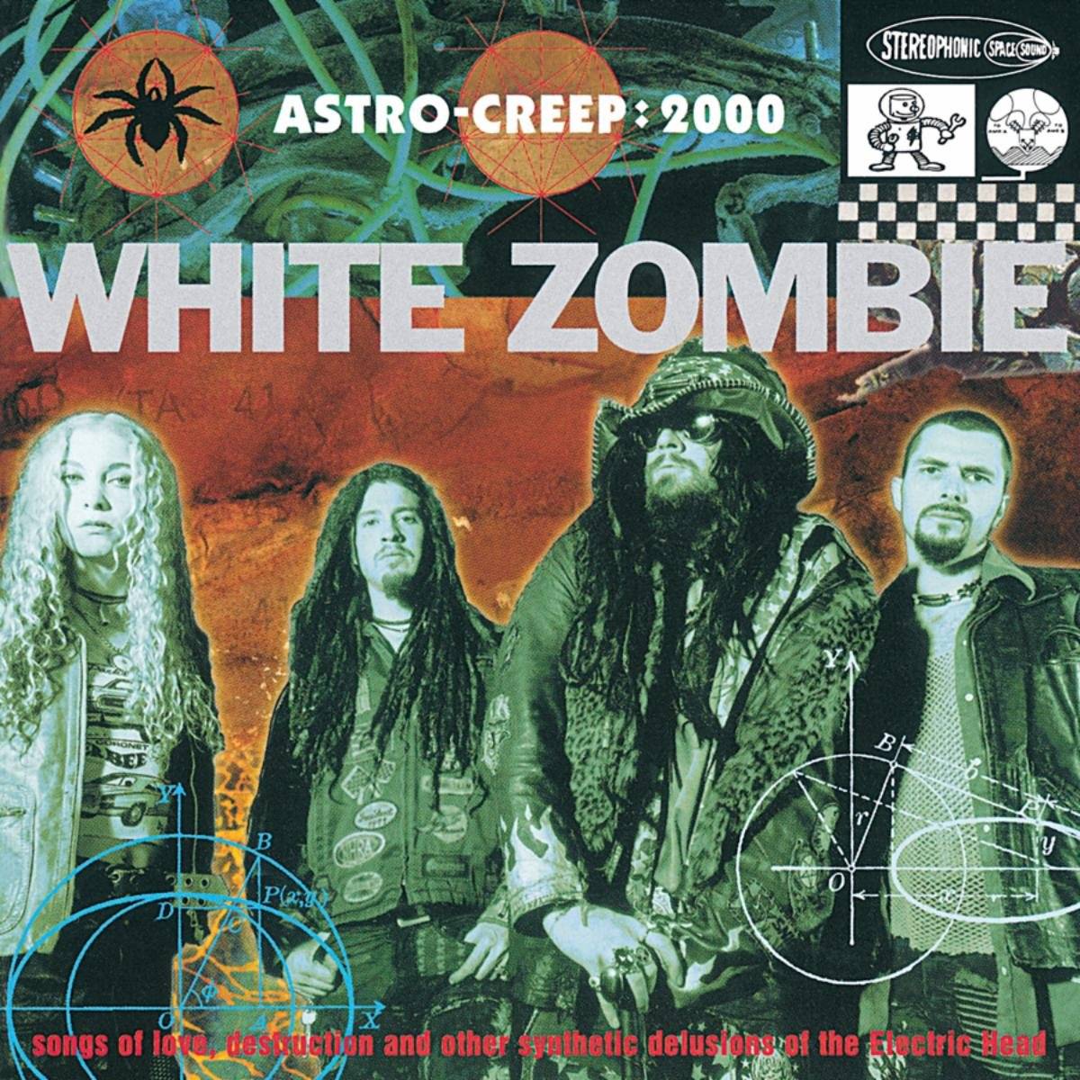 Astro Creep: 2000 Songs Of Love, Destruction And Other Synthetic Delusions Of The Electric Head - White Zombie - Poster | Canvas Wall Art Print
