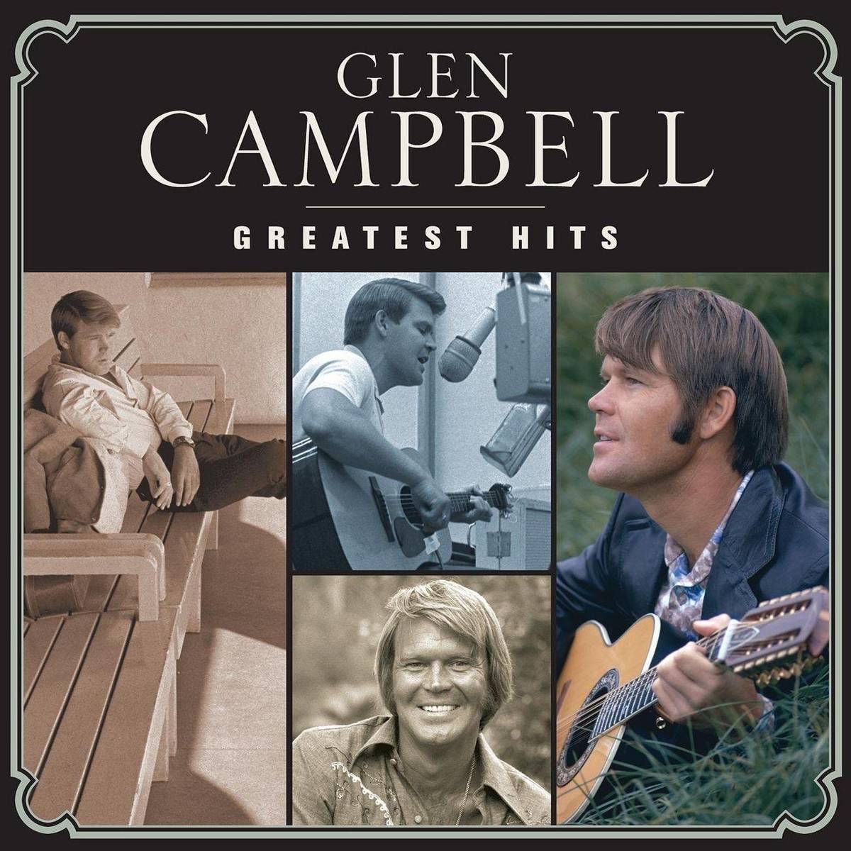 Greatest Hits - Glen Campbell - Poster | Canvas Wall Art Print