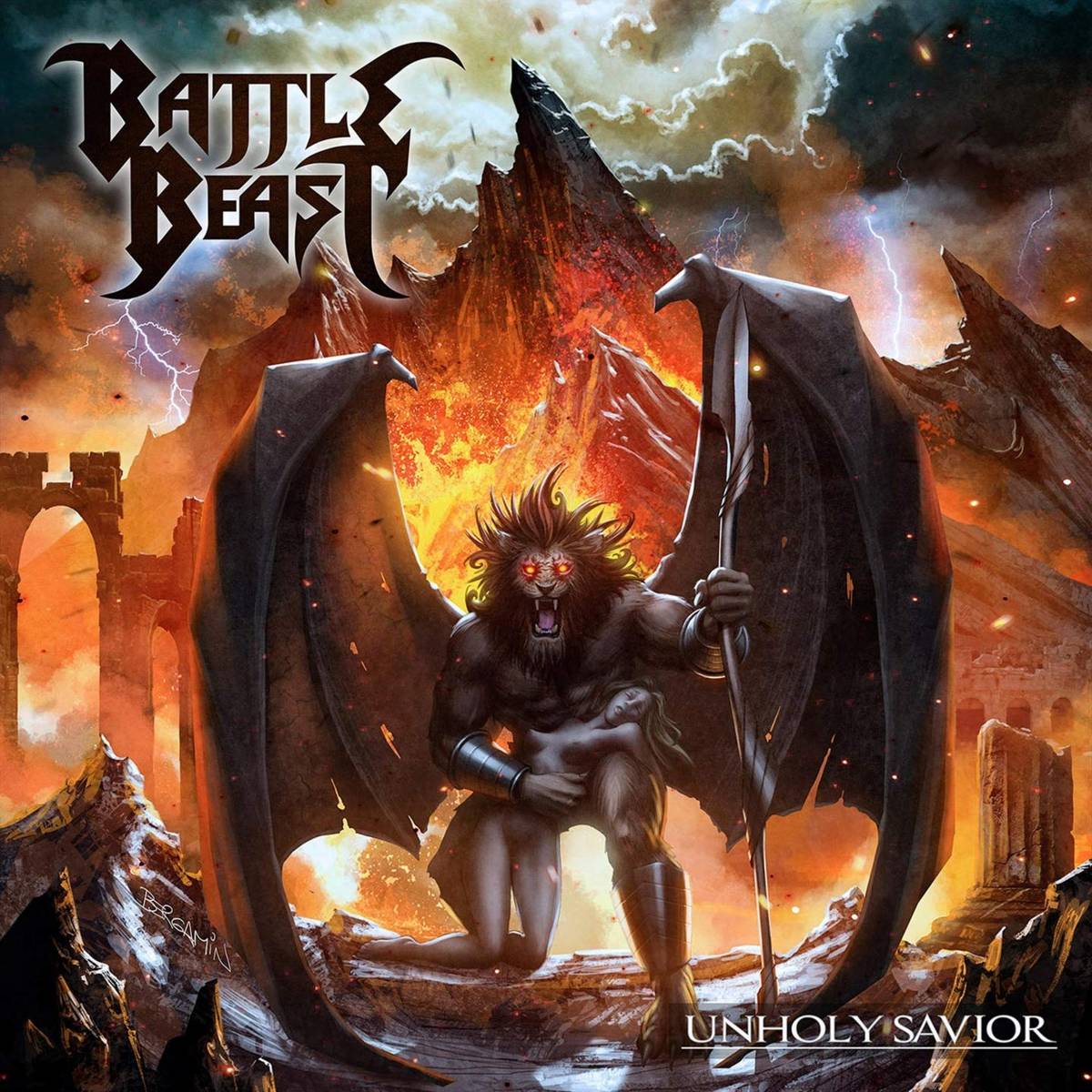 Unholy Savior - Battle Beast - Poster | Canvas Wall Art Print