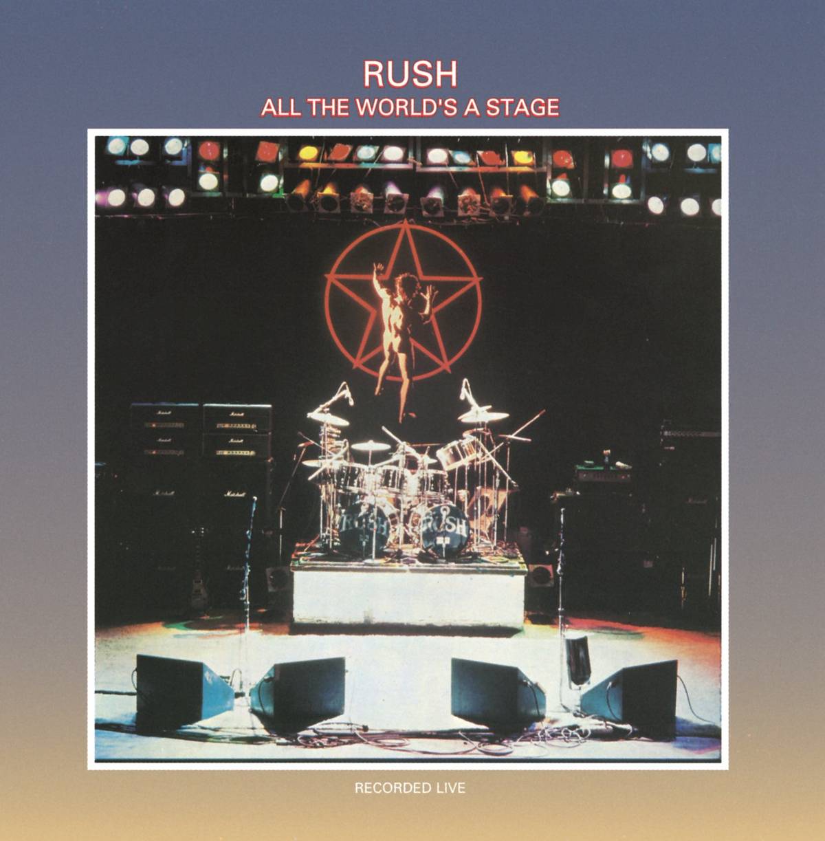 All The World'S A Stage - Rush - Poster | Canvas Wall Art Print