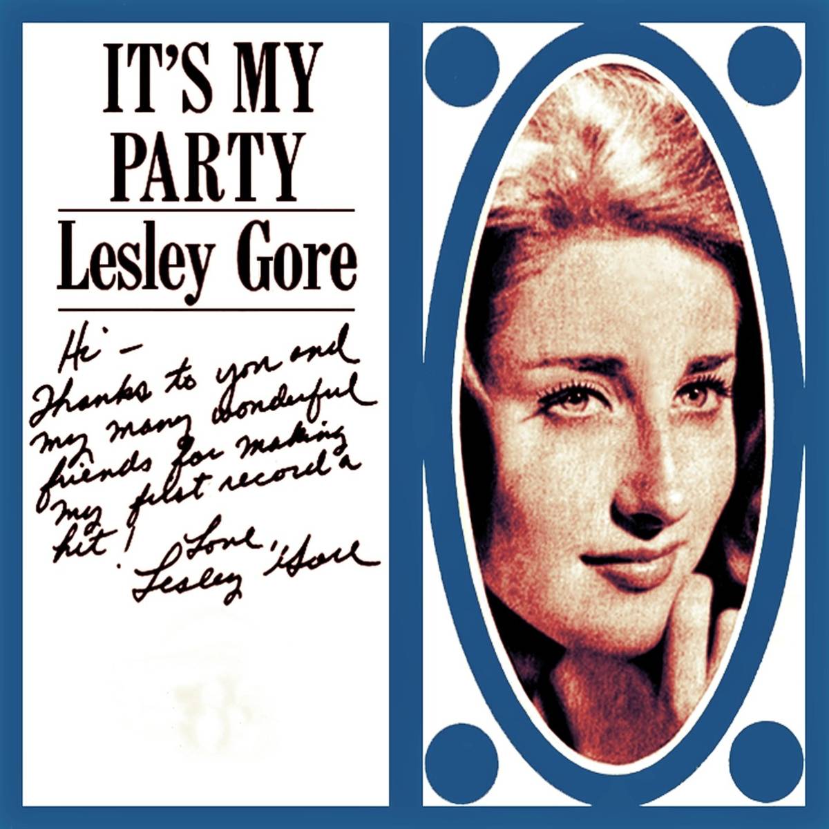 It'S My Party - Lesley Gore - Poster | Canvas Wall Art Print