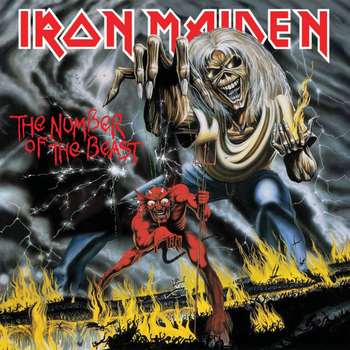 The Number Of The Beast (2015 - Remaster) - Iron Maiden - Poster | Canvas Wall Art Print